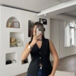 ÇİFT DÜĞME ÇELİK ÖRME YELEK - SİYAH