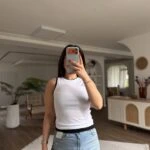 ÇİFT GÖRÜNÜMLÜ SIFIR KOL PAMUK ATLET - BEYAZ