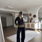 ÇİFT KATLI SWEAT GARNİLİ CEKET EŞOFMAN PAMUK TAKIM - HAKİ