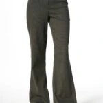 ÇİFT KEMER BOL PAÇA KALIN PANTOLON - HAKİ