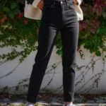 COMFORT LİKRA MOM JEAN - SİYAH