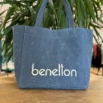 COTTON KOL ÇANTASI - LACİVERT