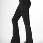 DALGIÇ KUMAŞ ŞARDONLU İSPANYOL PAÇA PANTOLON - SİYAH