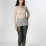 DELİKLİ TRİKO - BEJ