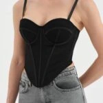 DESTEKLİ ARKA AYARLI KOSE BUSTİYER - SİYAH