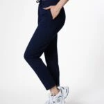 DUBLE PAÇA BELİ LASTİKLİ VİSKON EŞOFMAN - LACİVERT