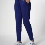 DUBLE PAÇA BELİ LASTİKLİ VİSKON EŞOFMAN - MAVİ