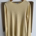 DÜZ AÇIK YAKA İNCE SALAŞ VİSKON TRİKO - SARI