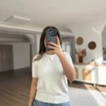 ENSE DÜĞME KISA KOL VİSKON KAZAK - EKRU