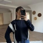 FERMUARLI PARAŞÜT DETAY PAMUK SWEAT - LACİVERT