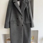 GENİŞ KALIP DÖRT DÜĞME UZUN KAŞE KABAN - ANTRASİT