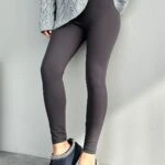 GENİŞ KEMER OYSHO KUMAŞ TAYT - ANTRASİT