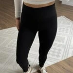 GENİŞ KEMER VİSKON ÇELİK TAYT - SİYAH