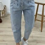 HAVUÇ MODEL JEAN - BUZ MAVİ