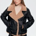 İÇİ PELUŞ BEL KEMERLİ MONT - SİYAH