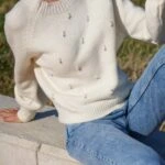 İNCİ TAŞ ZIMBA REGLAN KOL VİSKON KAZAK - KEMİK