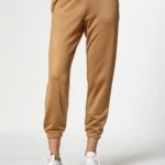 İTHAL İKİ İPLİK PAÇA LASTİK DETAY EŞOFMAN - CAMEL