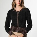 İTHAL SİM DETAY SAKALLI HIRKA - SİYAH