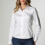 İTHAL YARI PATLI GÖMLEK - BEYAZ