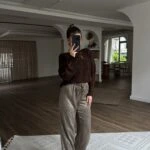 JAKARLI BEL LASTİK VİSKON BOL PAÇA PANTOLON - HAKİ