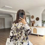 KAMUFLAJ DESEN KAYIK YAKA VİSKON TRİKO - ANTRASİT