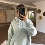 KANGRU CEP KAPÜŞONLU SALAŞ PAMUK SWEAT - MAVİ