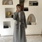 KAPAK CEP 6 DÜĞME ARKA YIRTMAÇ ASTARLI KAŞE KABAN - GRİ