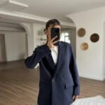 KAPAK CEP KRUVAZE SALAŞ CEKET - LACİVERT