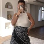 KAPAKLI PÜSKÜL DETAY PAMUK ETEK - SİYAH BEYAZ