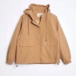 KAPÜŞONLU ETEK UCU BÜZGÜ SIRT KAPAKLI VİSKON TRENÇ - A.CAMEL