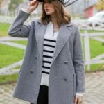 KAŞE KISA KABAN - GRİ