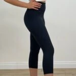 KAŞKORSE KAPRİ TAYT - SİYAH