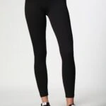 KAŞKORSELİ TAYT - SİYAH