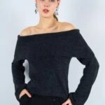 KAT YAKA KISA KAZAK - KOYU ANTRASİT