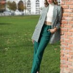 KAZAYAĞI KRUVAZE CEKET - YEŞİL