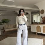 KENAR BİYE BEL YAZI DETAY EŞOFMAN - GRİ