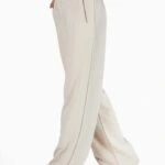 KENARI GARNİLİ BOL PAÇA EŞOFMAN - TAŞ