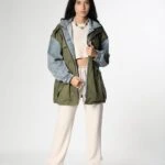 KOL JEAN BEL BÜZGÜ TRENÇKOT - HAKİ