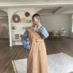 KOL JEAN DETAY SIRT KAPAK VİSKON TRENÇ - A.CAMEL