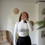 KOLU ÇITÇITLI BALIKÇI YAKA VİSKON BLUZ - AÇIK EKRU