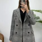 KRUVAZE KAZAYAĞI CEKET - SİYAH