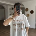 KURDELE BSAKI PAMUK SALAŞ TİŞÖRT - KREM