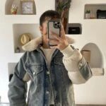 KÜRK YAKA ÇIKARILABİLEN İÇ PELUŞ JEAN PARÇALI MONT - TAŞ-LACİVERT