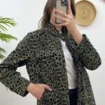 LEOPAR ARKA NAKIŞ CEKET - HAKİ