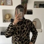 LEOPAR DESEN CEKET MODEL YUMOŞ HIRKA - CAMEL