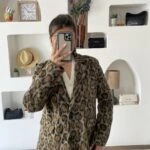 LEOPAR DESEN JAKARLI SALAŞ PAMUK CEKET - LEOPAR