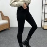 LİKRALI JEAN - SİYAH