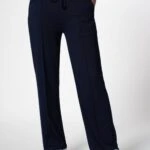 LİLİ ÖN DİKİŞLİ BOL PAÇA EŞOFMAN - LACİVERT