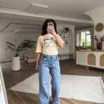 LOOSE FİT ARKA BEL LASTİK LİKRALI BÜYÜK BEDEN JEAN - MAVİ