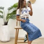 LOSANGELES NAKIŞLI ÖN BAĞLAMALI CROP - EKRU